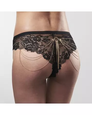 Chaîne de taille en or élégante par Bijoux Indiscrets, bijou de corps raffiné et luxueux-3