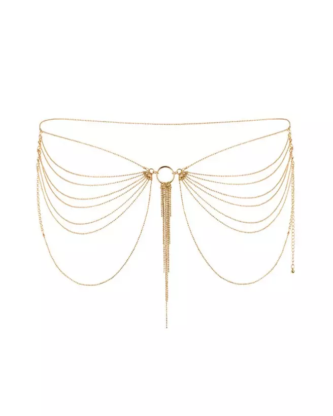 Chaîne de taille en or élégante par Bijoux Indiscrets, bijou de corps raffiné et luxueux-6