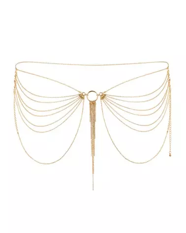 Chaîne de taille en or élégante par Bijoux Indiscrets, bijou de corps raffiné et luxueux-6