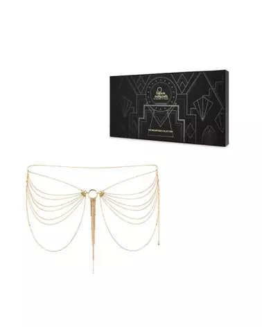 Chaîne de taille en or élégante par Bijoux Indiscrets, bijou de corps raffiné et luxueux-8
