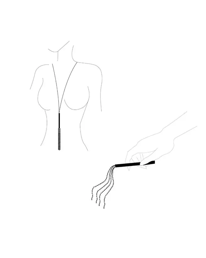 Collier Fouet en Or Bijoux Indiscrets - Bijou de Corps Luxueux et Sensuel-9