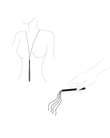 Collier Fouet en Or Bijoux Indiscrets - Bijou de Corps Luxueux et Sensuel-9
