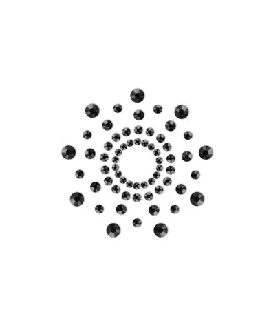 Bijoux de seins Mimi en strass noir par Bijoux Indiscrets-4