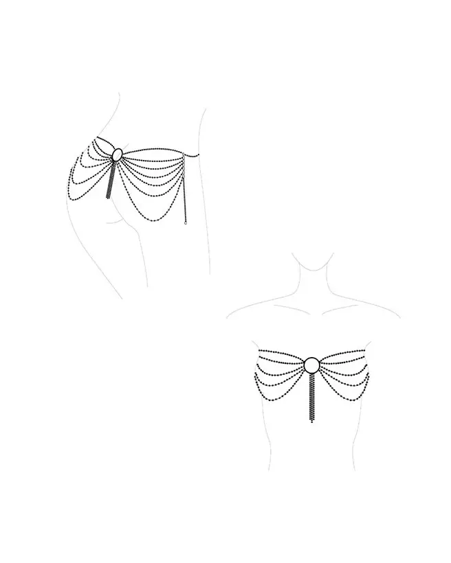 Chaîne de taille en argent élégante de Bijoux Indiscrets-8