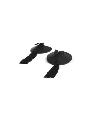 Cache-tétons Burlesque Noir de Bijoux Indiscrets, Accessoire Lingerie Élégant-5