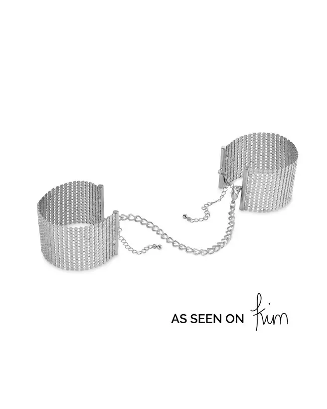 Menottes Bracelets Desir Métallique Argent Bijoux Indiscrets-5