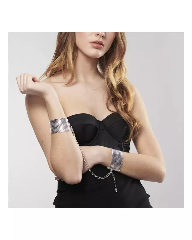 Menottes Bracelets Desir Métallique Argent Bijoux Indiscrets-7