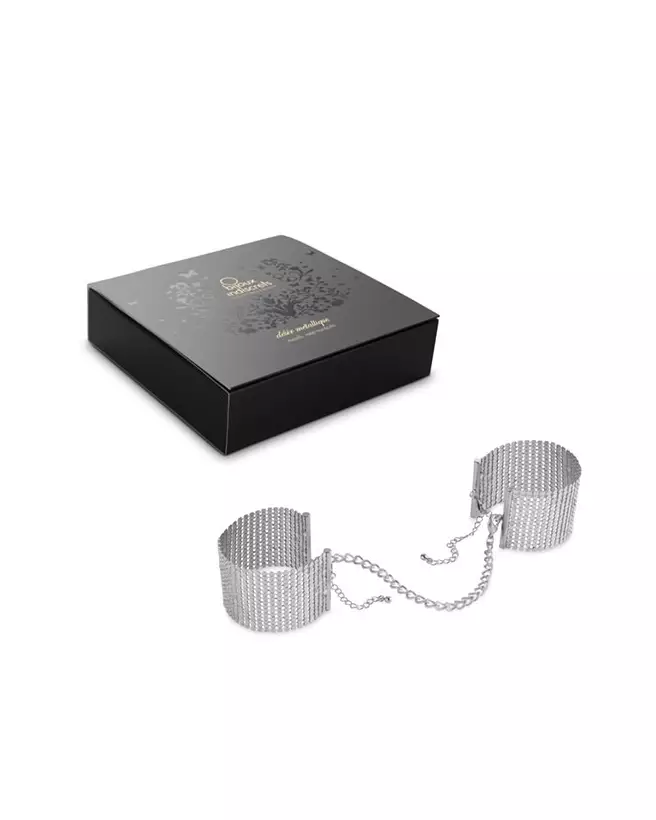 Menottes Bracelets Desir Métallique Argent Bijoux Indiscrets-10