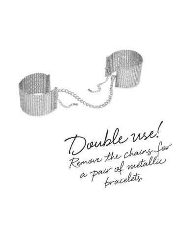 Menottes Bracelets Desir Métallique Argent Bijoux Indiscrets-11