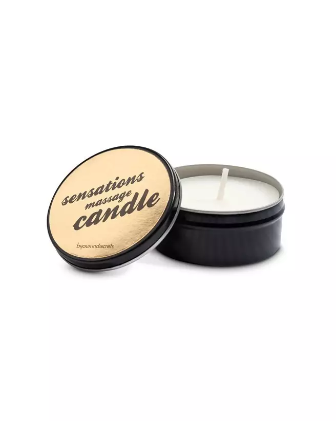 Bougie de massage Sensations Bijoux Indiscrets pour détente et soin de la peau-1