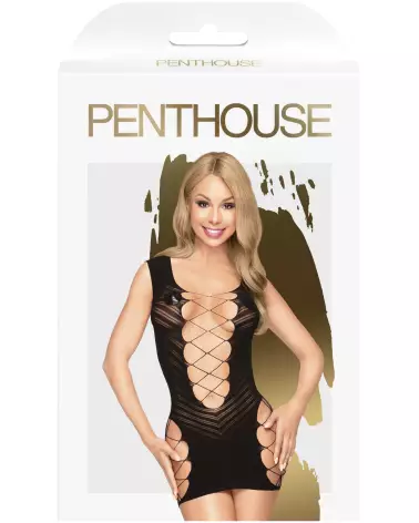 Image de la robe sexy Flame on the Rock noire par Penthouse-3