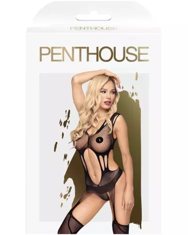 Image du Bodystocking Wild Virus Noir par Penthouse - Lingerie Sexy-3