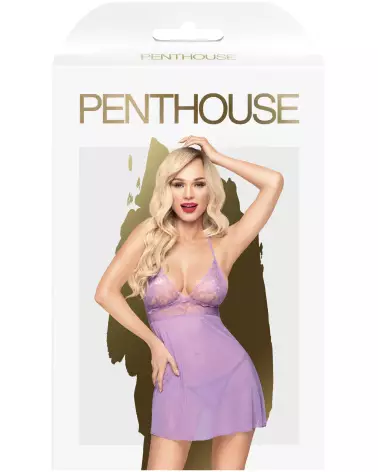 Nuisette Bedtime Story Parme de Penthouse - Lingerie élégante et confortable-3
