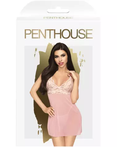 Nuisette rose Bedtime Story de Penthouse, élégante et confortable-3