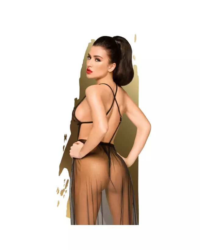 Body et Paréo Noir élégant de Penthouse pour soirées spéciales-2