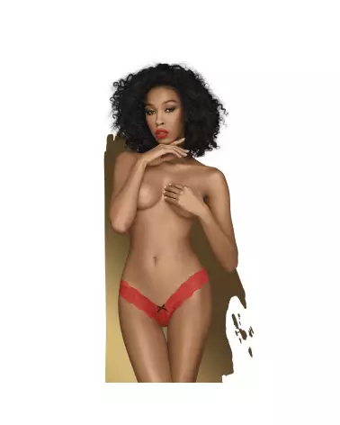 String Rouge Dangerous Darling Penthouse - Lingerie Élégante et Séduisante-2