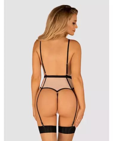 Image du Body Lilines Rose par Obsessive - Confort et Style Élégant-4