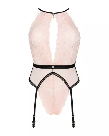 Image du Body Lilines Rose par Obsessive - Confort et Style Élégant-7