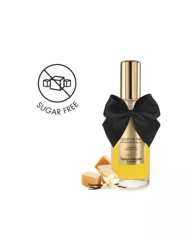 Huile de massage chauffante caramel doux Bijoux Indiscrets comestible-5
