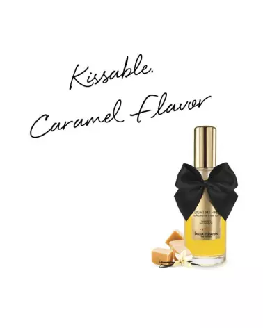 Huile de massage chauffante caramel doux Bijoux Indiscrets comestible-7