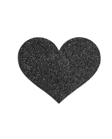 Cache-tétons Coeur Noir Bijoux Indiscrets, Accessoire de Séduction-9