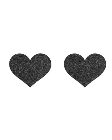 Cache-tétons Coeur Noir Bijoux Indiscrets, Accessoire de Séduction-11