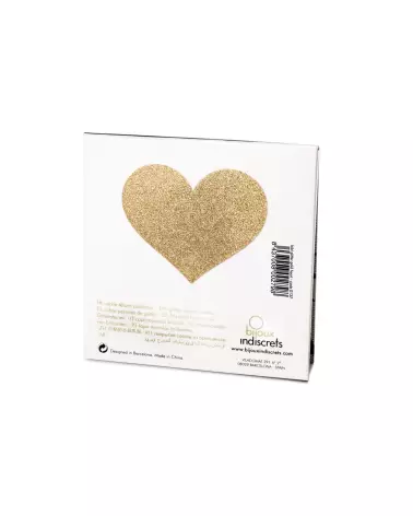 Cache-tétons Coeur Or Bijoux Indiscrets élégants et séduisants-16