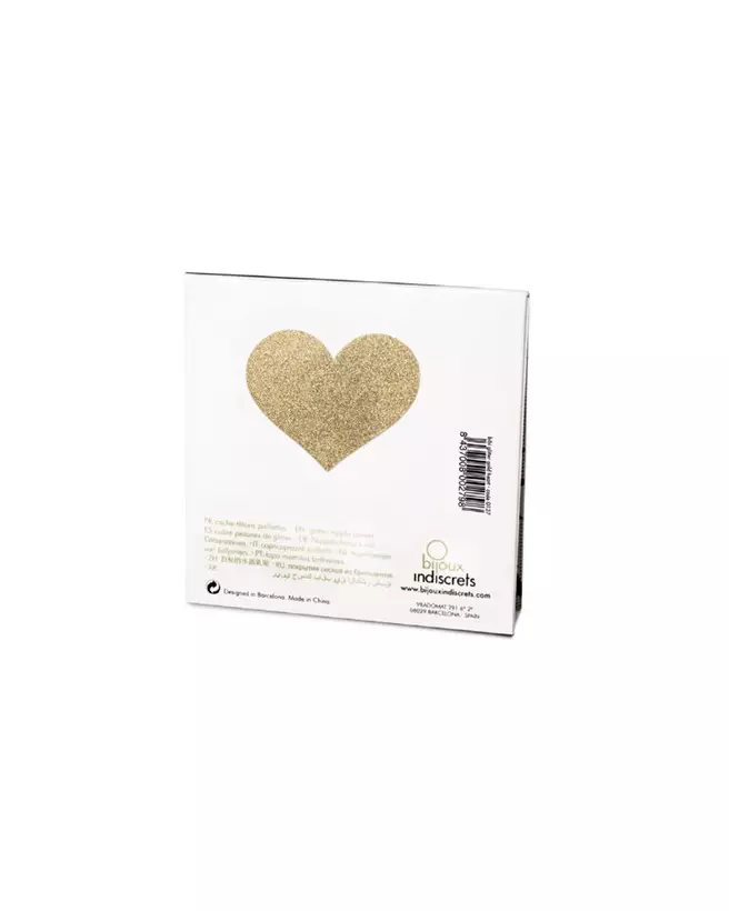 Cache-tétons Coeur Or Bijoux Indiscrets élégants et séduisants-18