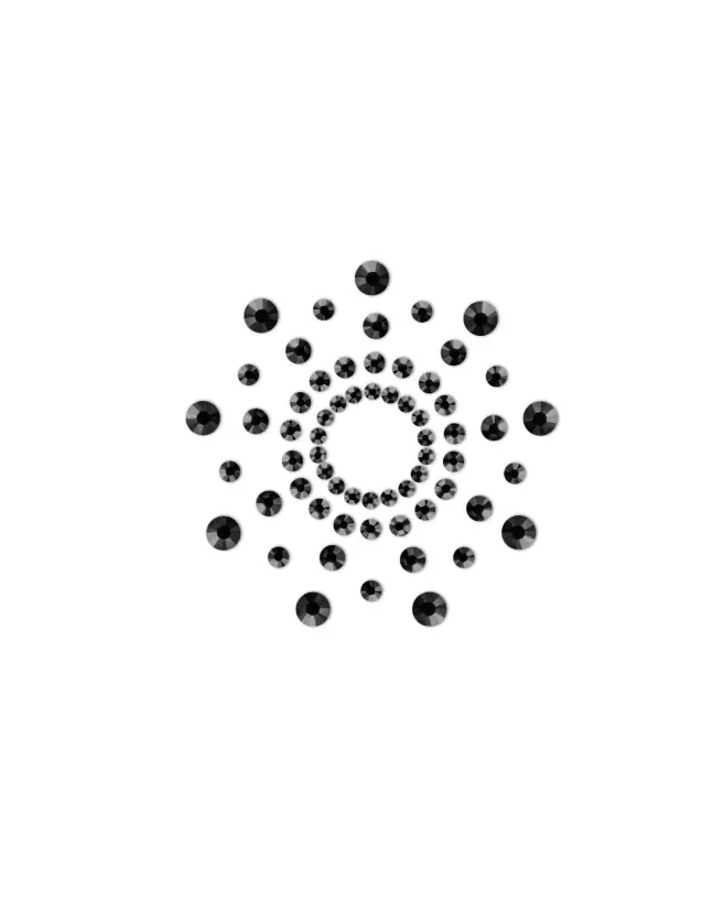 Bijoux de seins Mimi en strass noir par Bijoux Indiscrets-11