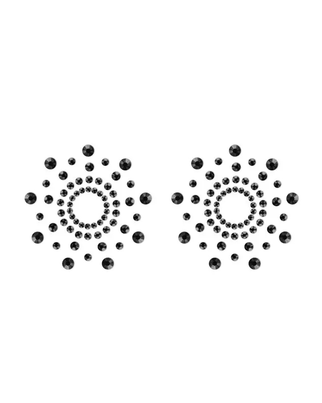 Bijoux de seins Mimi en strass noir par Bijoux Indiscrets-14
