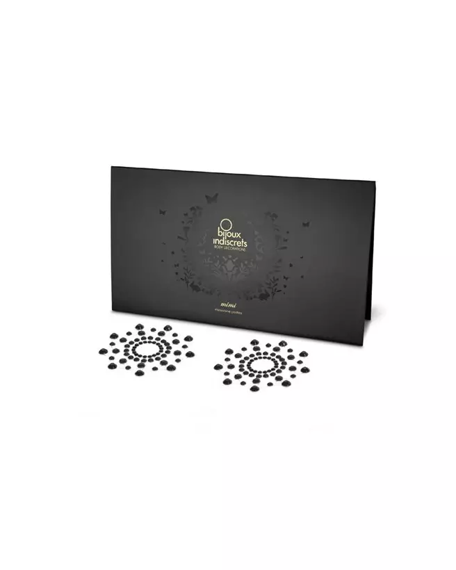 Bijoux de seins Mimi en strass noir par Bijoux Indiscrets-16