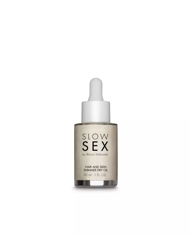 Huile intime sèche brillante Slow Sex Bijoux Indiscrets 30 ml pour peau lumineuse et satinée-3