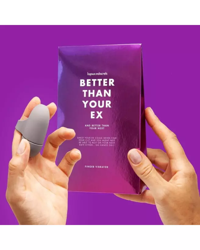 Image du Stimulateur Bague Vibrante Clitherapy Better than your ex de Bijoux Indiscrets-1