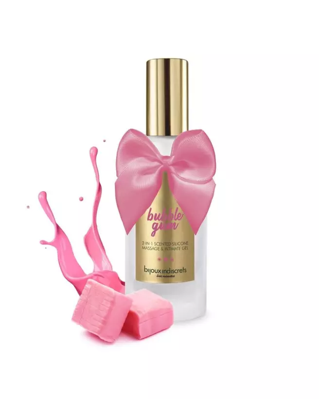 Image Gel 2 en 1 Intime et Massage Bubble Gum Bijoux Indiscrets 100 ml-1