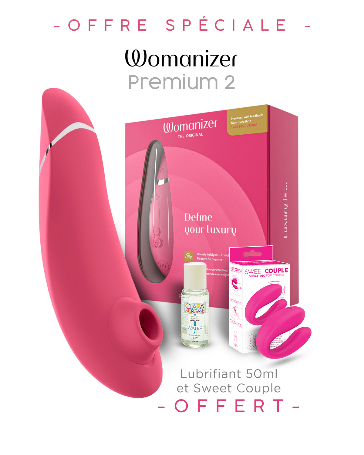 Test du Womanizer Premium 2 : sans contact et sans défaut ?