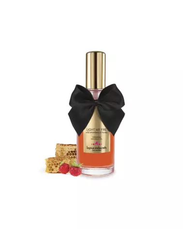 Huile de massage embrassable chauffante fraise sauvage Bijoux Indiscrets-11
