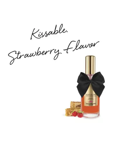 Huile de massage embrassable chauffante fraise sauvage Bijoux Indiscrets-12