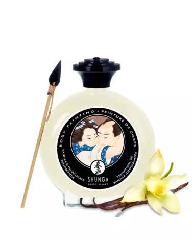 Peinture corporelle SHUNGA chocolat blanc et vanille pour jeux de couple-2