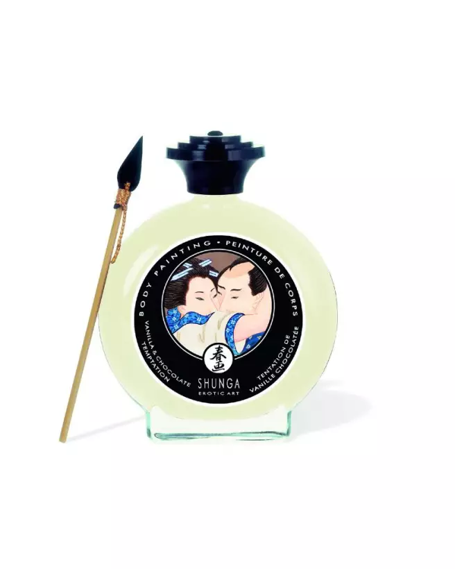 Peinture corporelle SHUNGA chocolat blanc et vanille pour jeux de couple-1