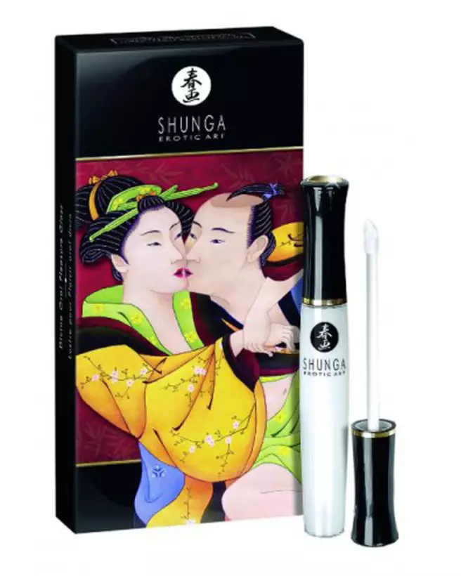 Image de Gloss Plaisir Oral Divin SHUNGA, saveur Vin Pétillant et Fraise-1