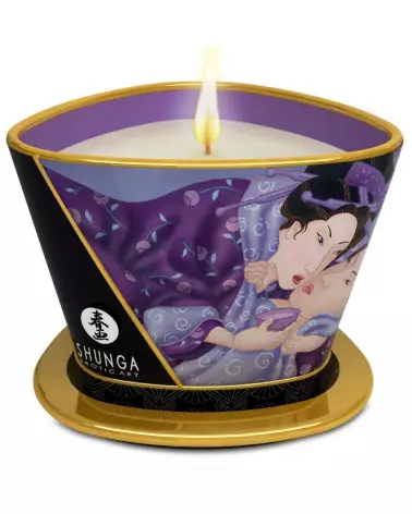 Bougie de massage SHUNGA aux fruits exotiques pour relaxation et bien-être sensoriel-2