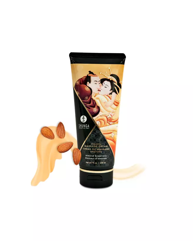 Crème de massage SHUNGA douceur d'amande pour relaxation et hydratation-2