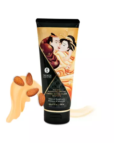Crème de massage SHUNGA douceur d'amande pour relaxation et hydratation-2