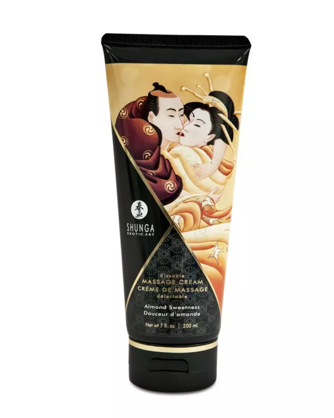 Crème de massage SHUNGA douceur d'amande pour relaxation et hydratation-1
