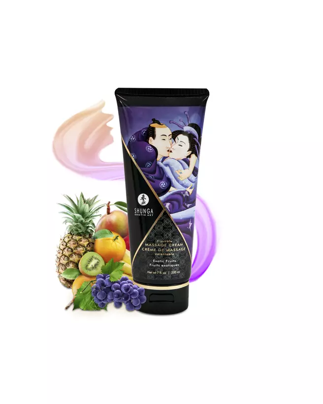 Crème de massage SHUNGA aux fruits exotiques pour relaxation et soin de la peau-2