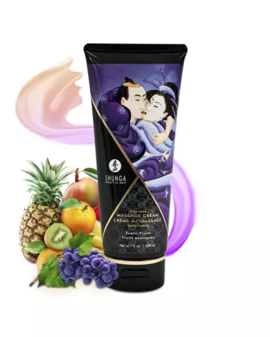 Crème de massage SHUNGA aux fruits exotiques pour relaxation et soin de la peau-2