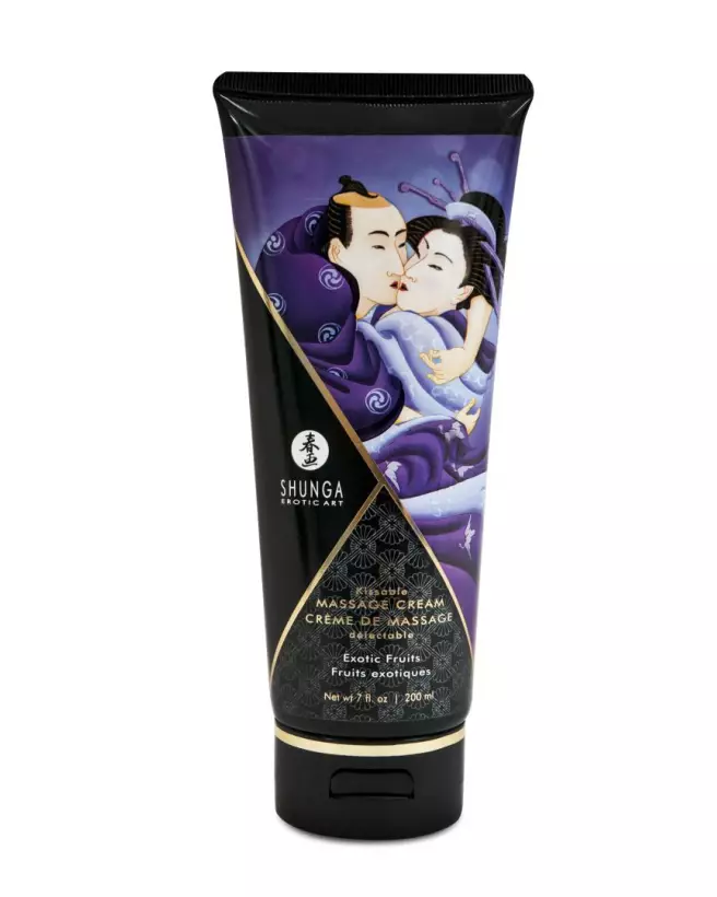 Crème de massage SHUNGA aux fruits exotiques pour relaxation et soin de la peau-1