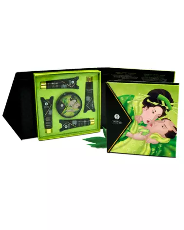 Kit Secret de Geisha ORGANICA Thé Vert Exotique SHUNGA Coffret Massage-2