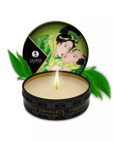 Kit Secret de Geisha ORGANICA Thé Vert Exotique SHUNGA Coffret Massage-3