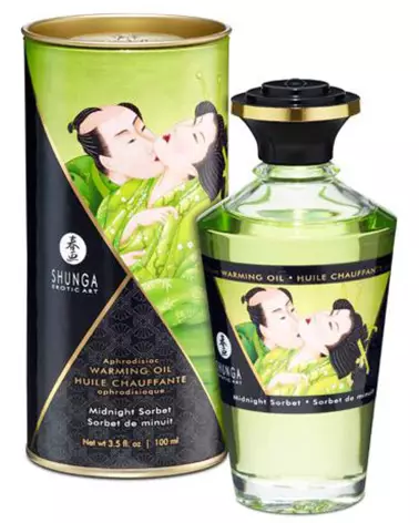 Huile Chauffante Aphrodisiaque Sorbet de Minuit SHUNGA Comestible-2
